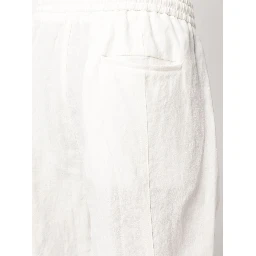 Drawstring-waist Cotton Shorts