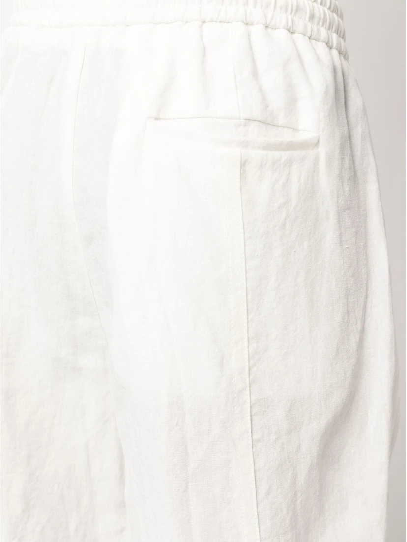 Drawstring-waist Cotton Shorts
