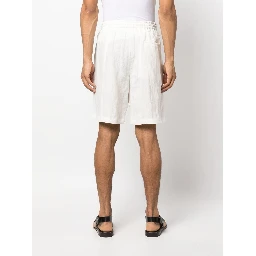 Drawstring-waist Cotton Shorts