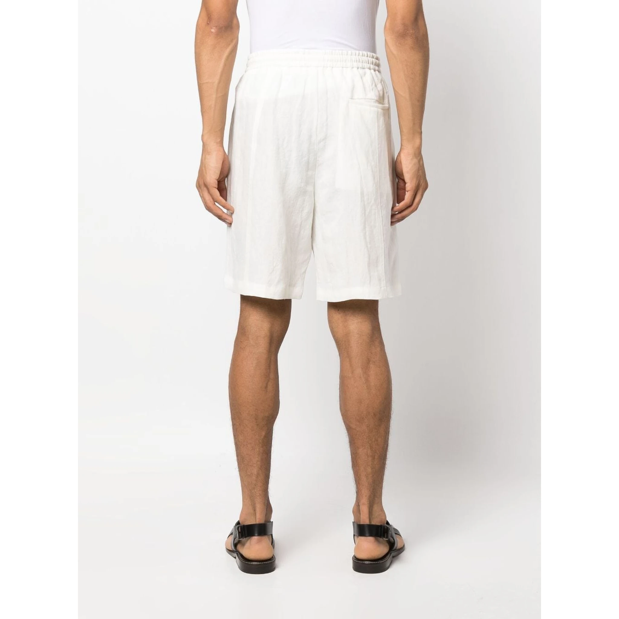 Drawstring-waist Cotton Shorts