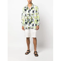 Drawstring-waist Cotton Shorts