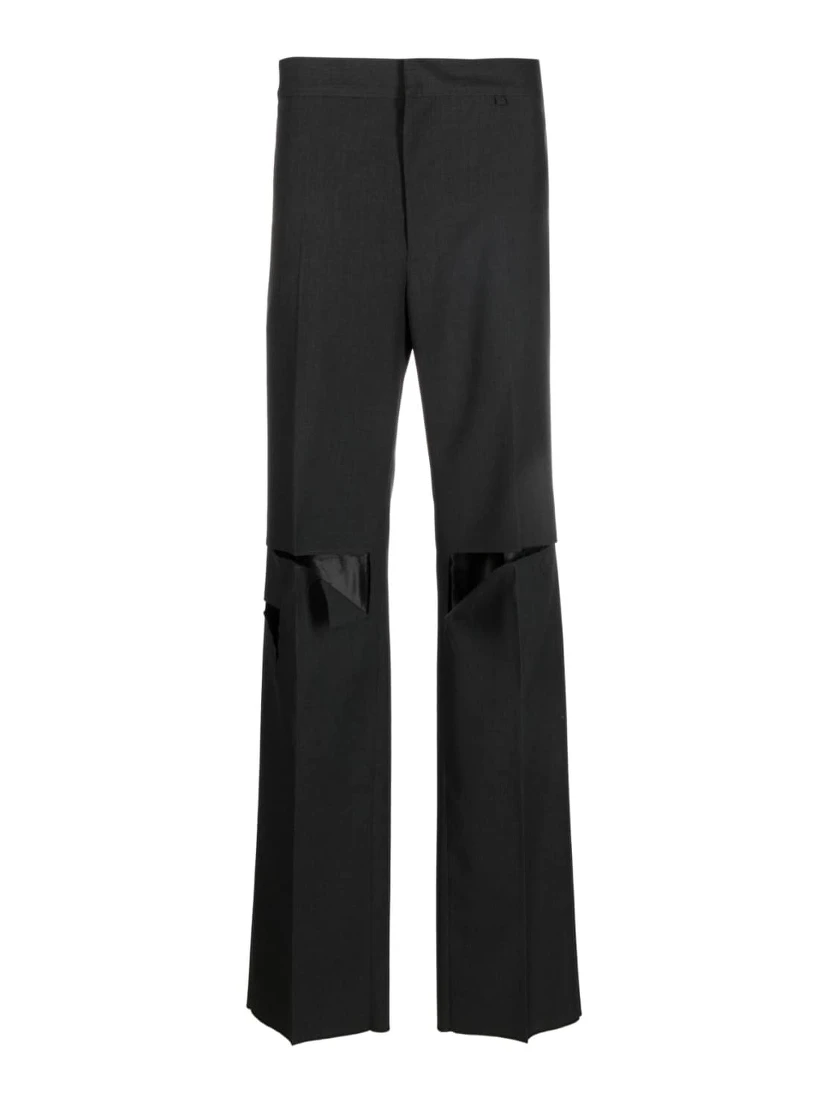 Givenchy distressed wool trousers