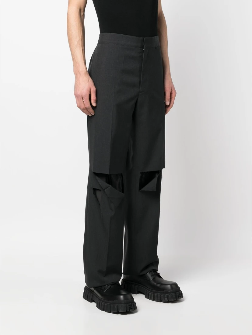 Givenchy distressed wool trousers