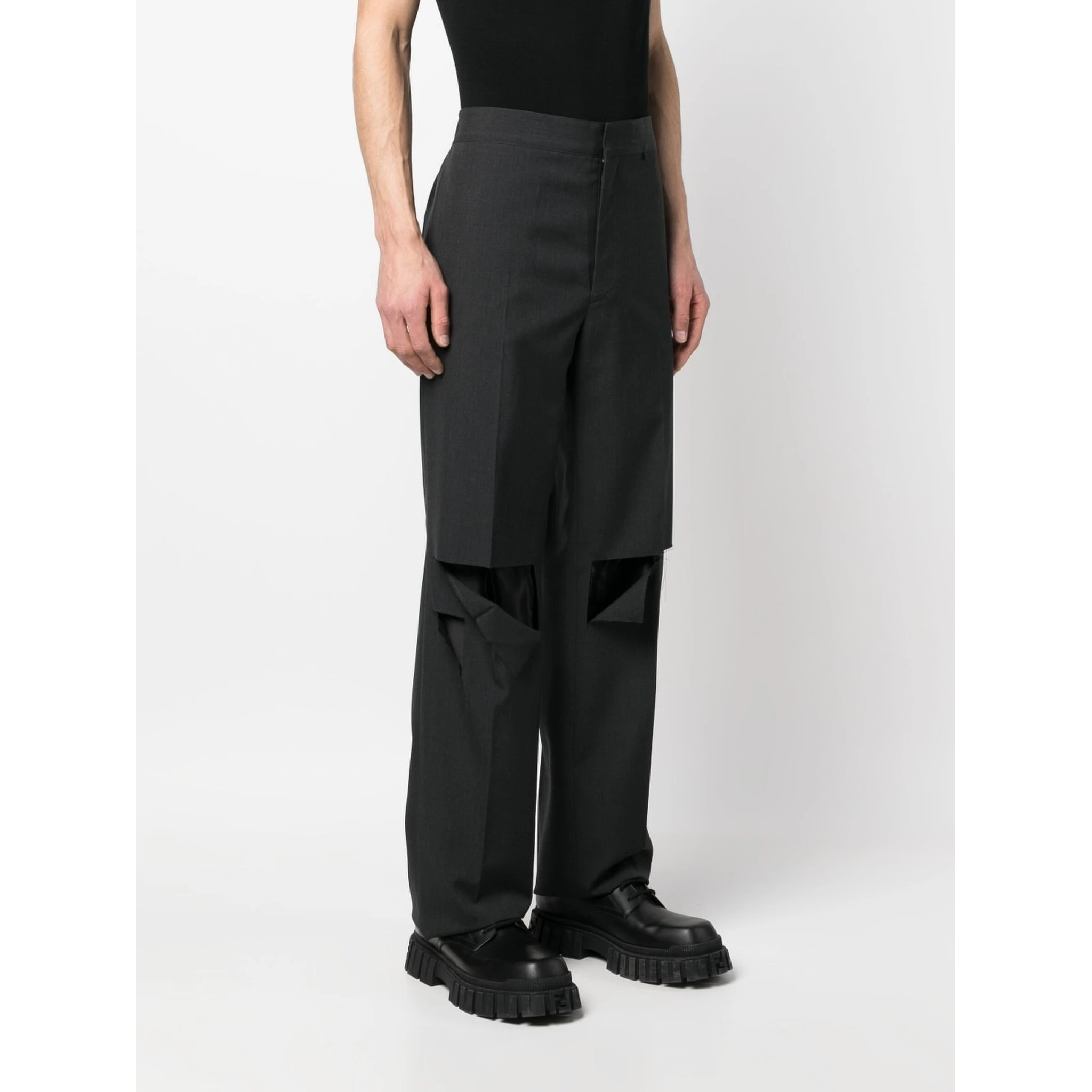 Givenchy distressed wool trousers