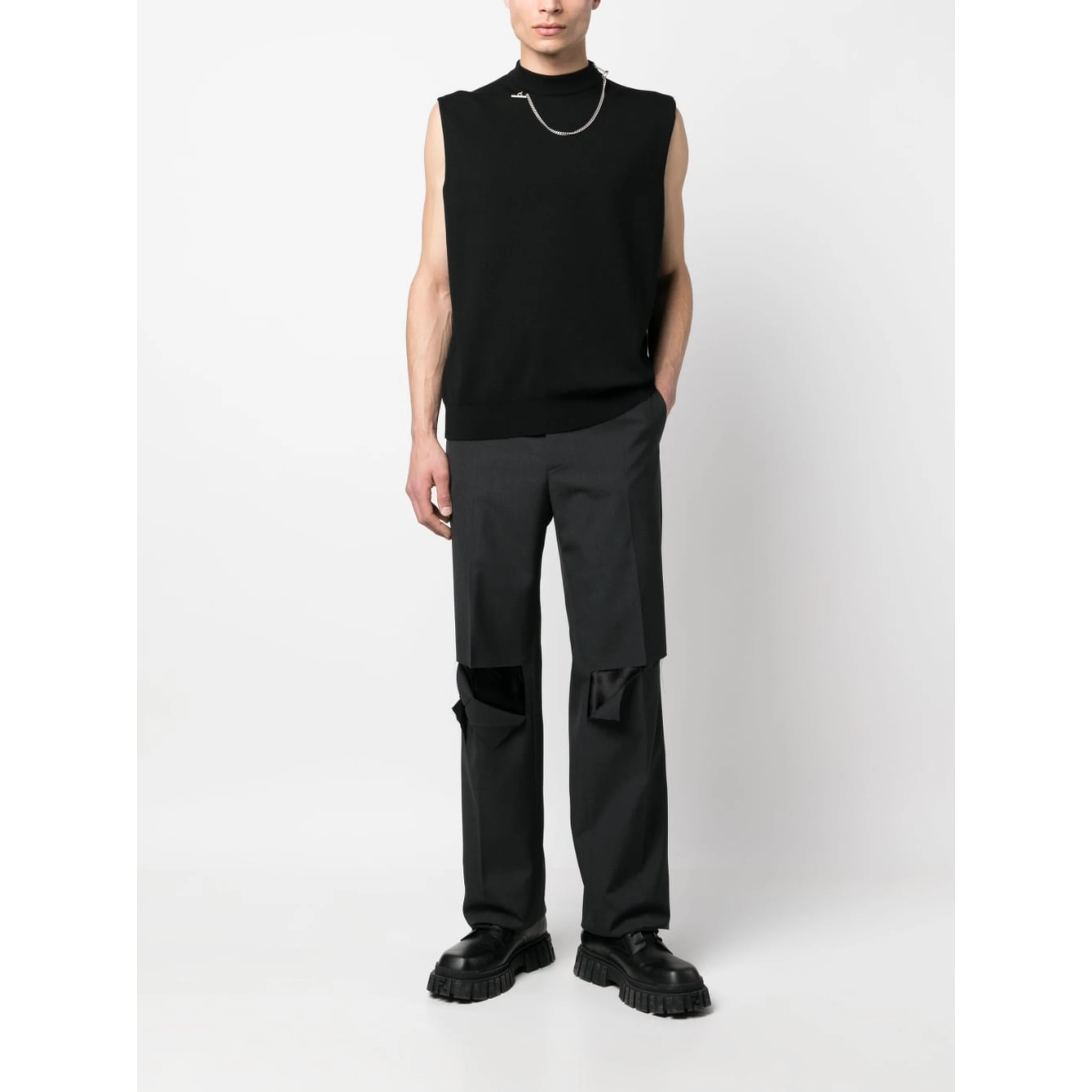 Givenchy distressed wool trousers