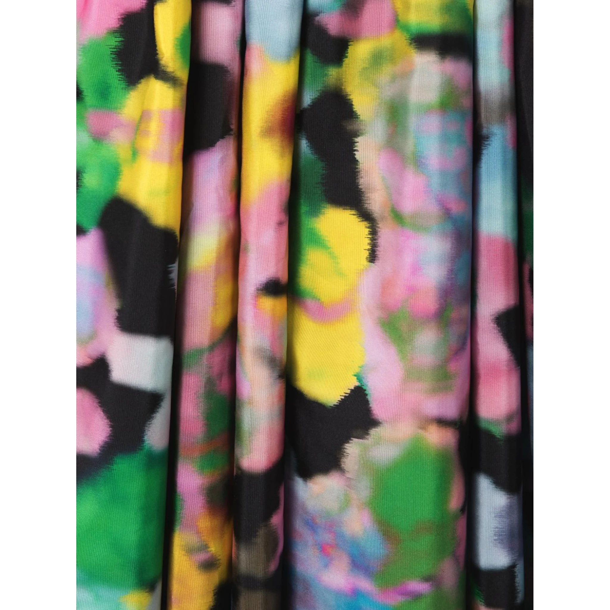 Floral-print Off-shoulder Midi Dress In Flowers Print