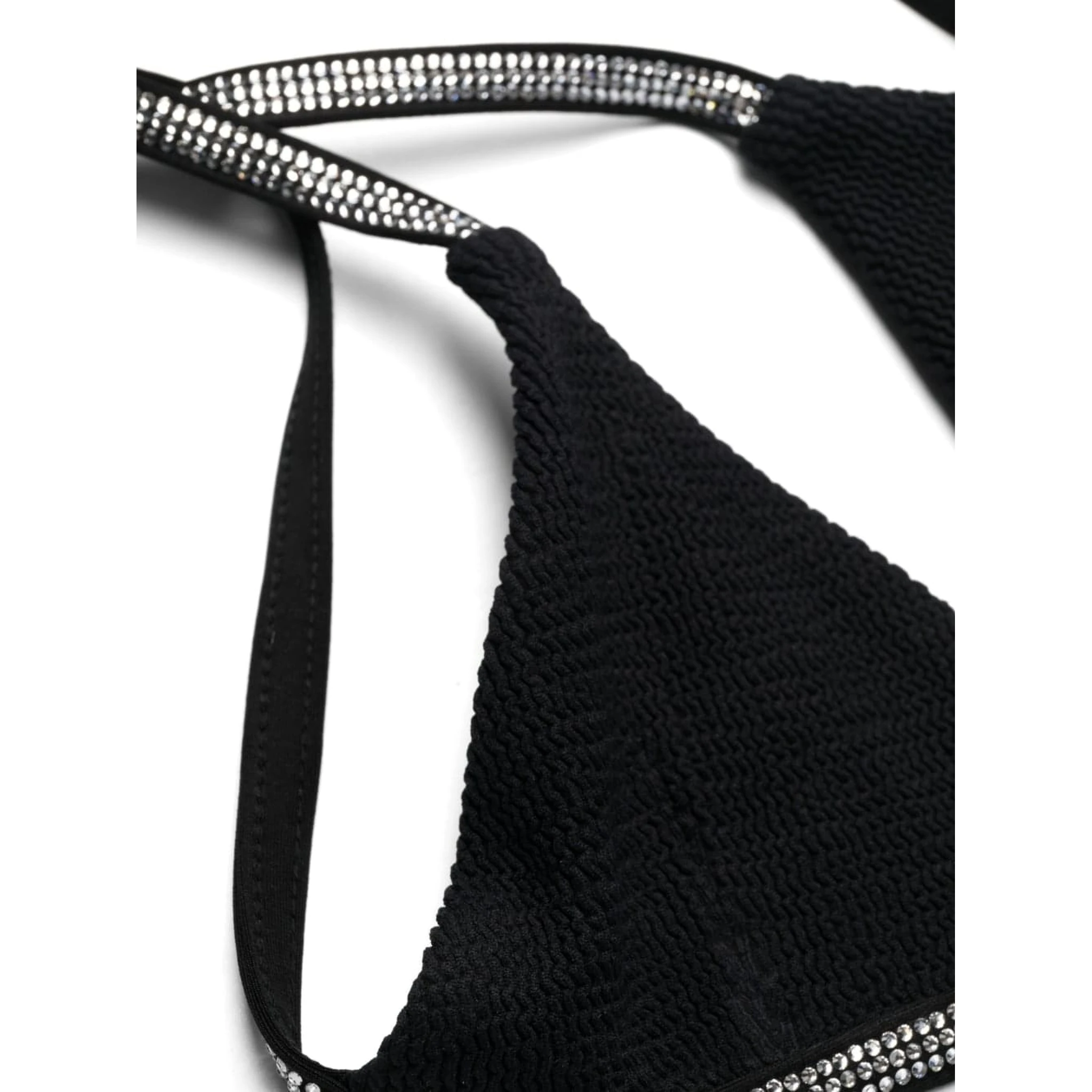 Synthetic Fibers Beachwear In Black