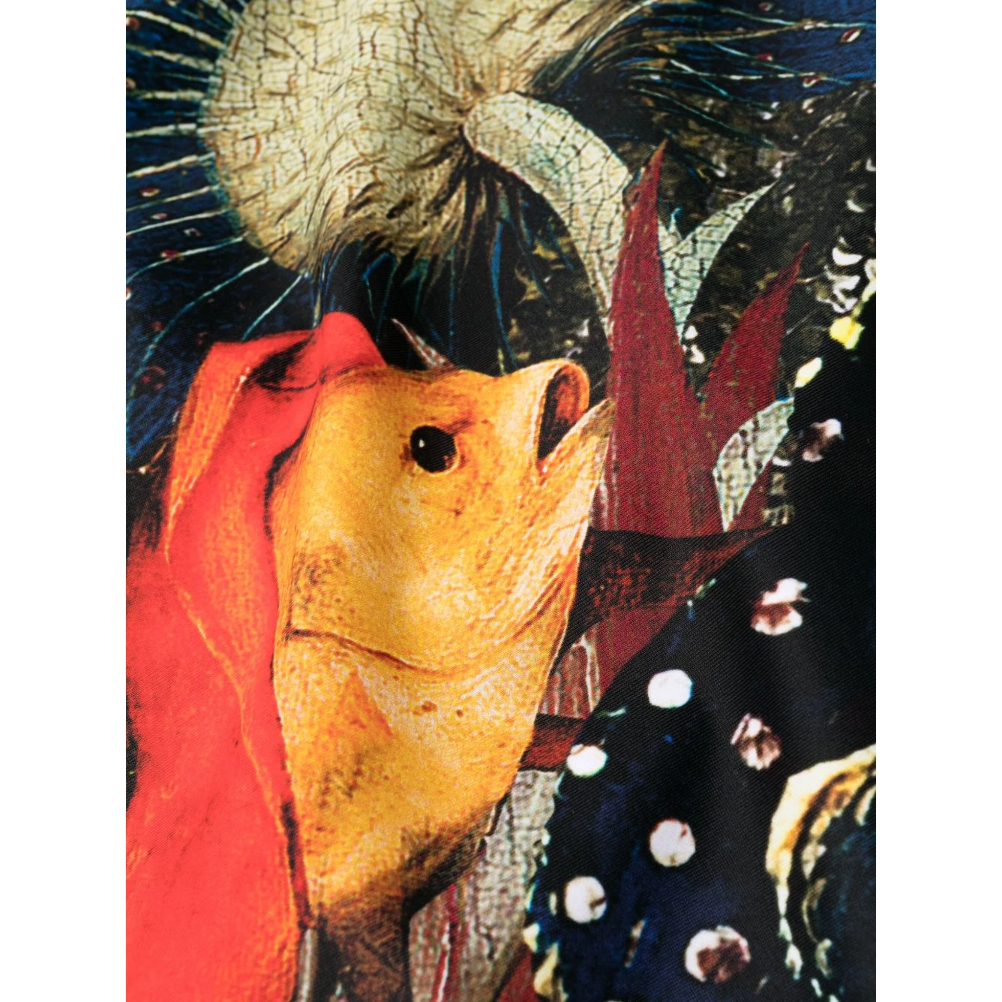 Printed Bodysuit In Multicolour