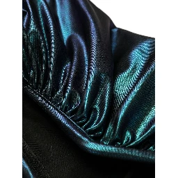 Prong Iridescent One Piece Swimsuit In Green