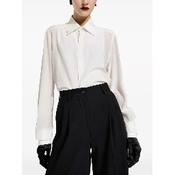  ilk crepe-de-chine shirt