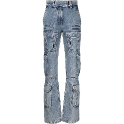 Denim Cargo Jeans