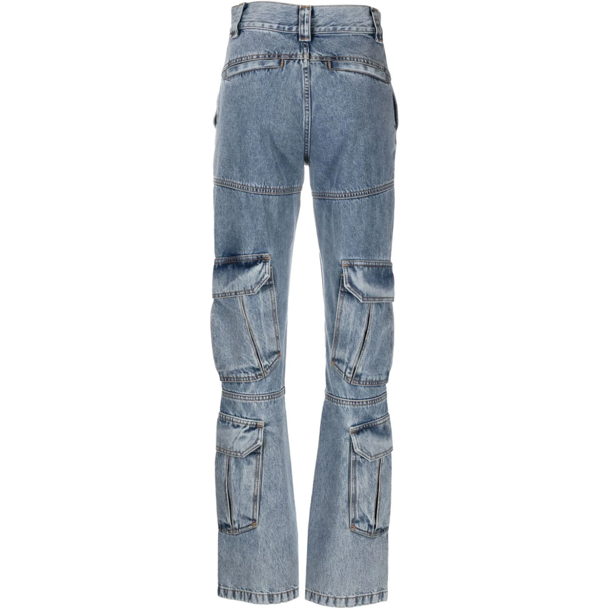 Denim Cargo Jeans