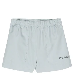 elasticated-waistband shorts