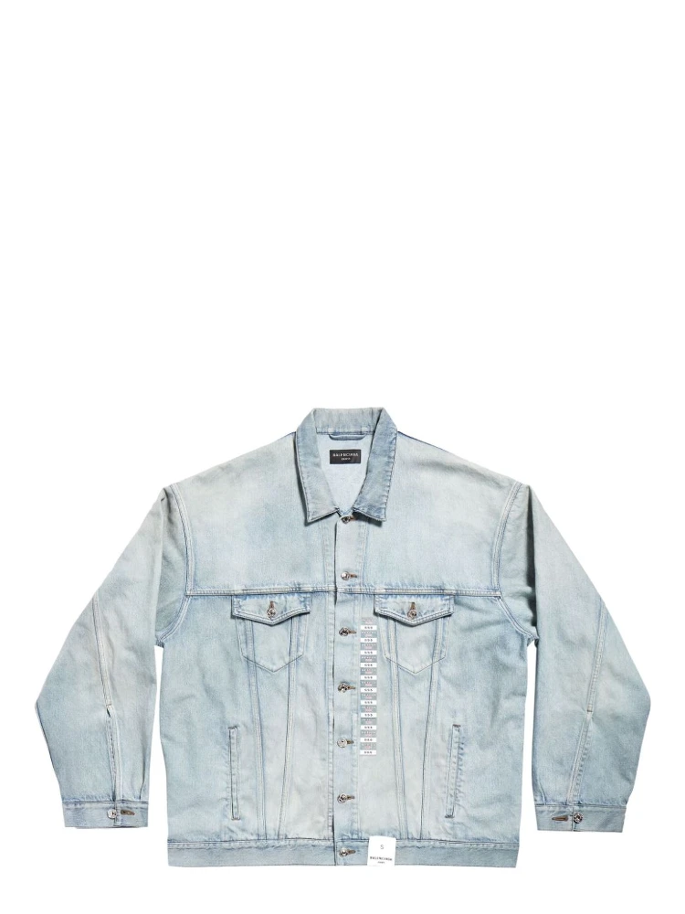 Balenciaga Coats Clear Blue