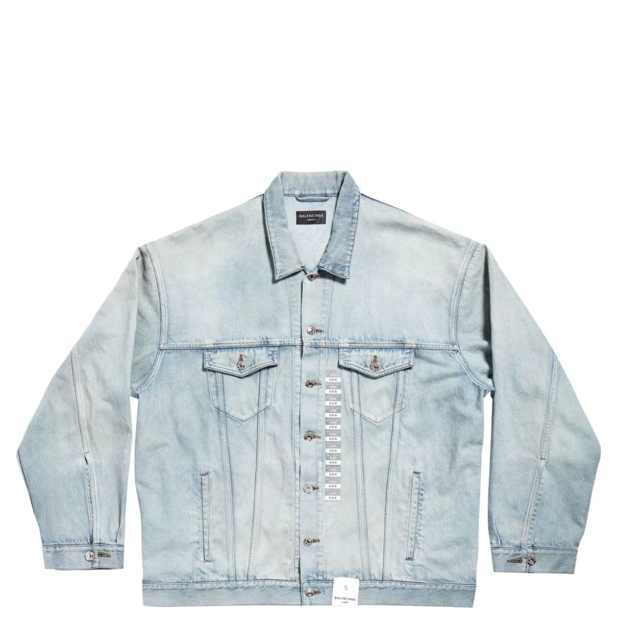 Balenciaga Coats Clear Blue