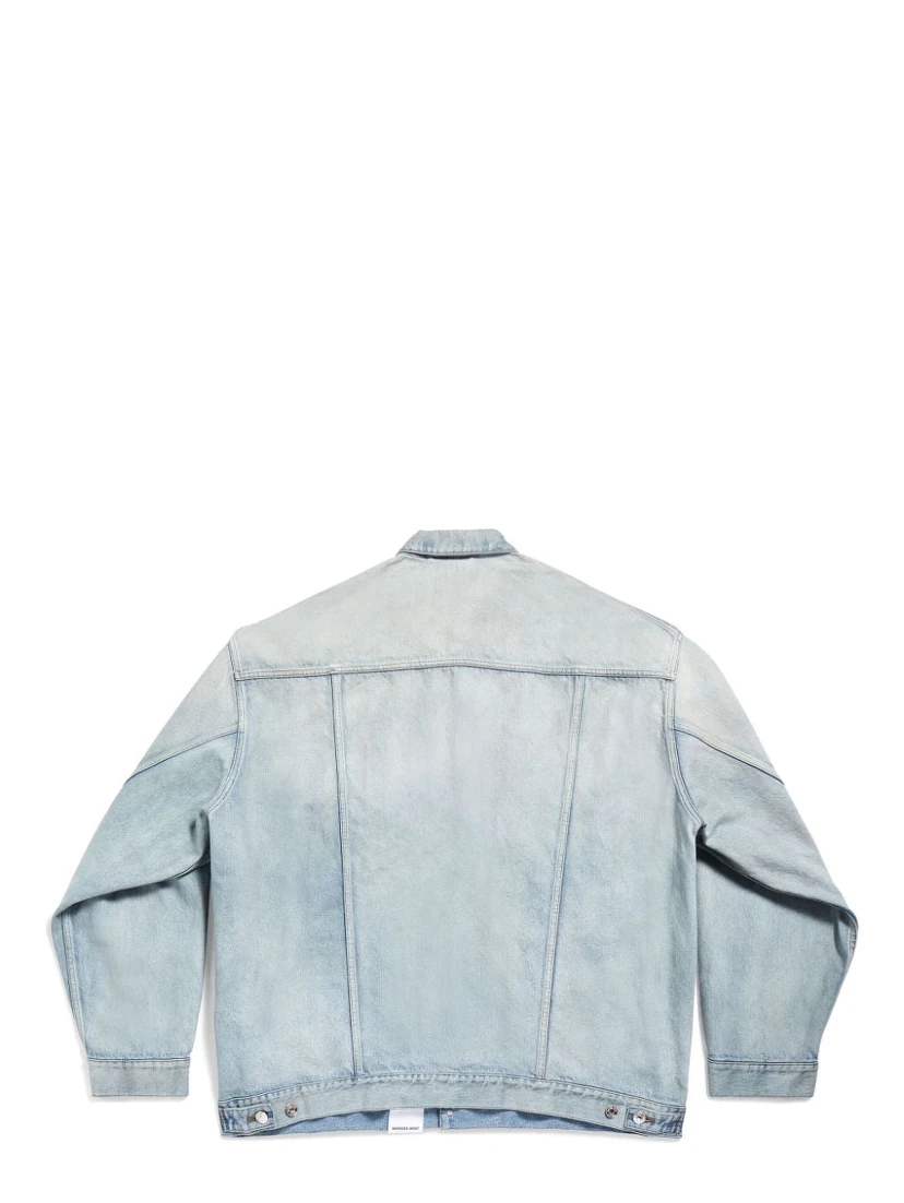 Balenciaga Coats Clear Blue