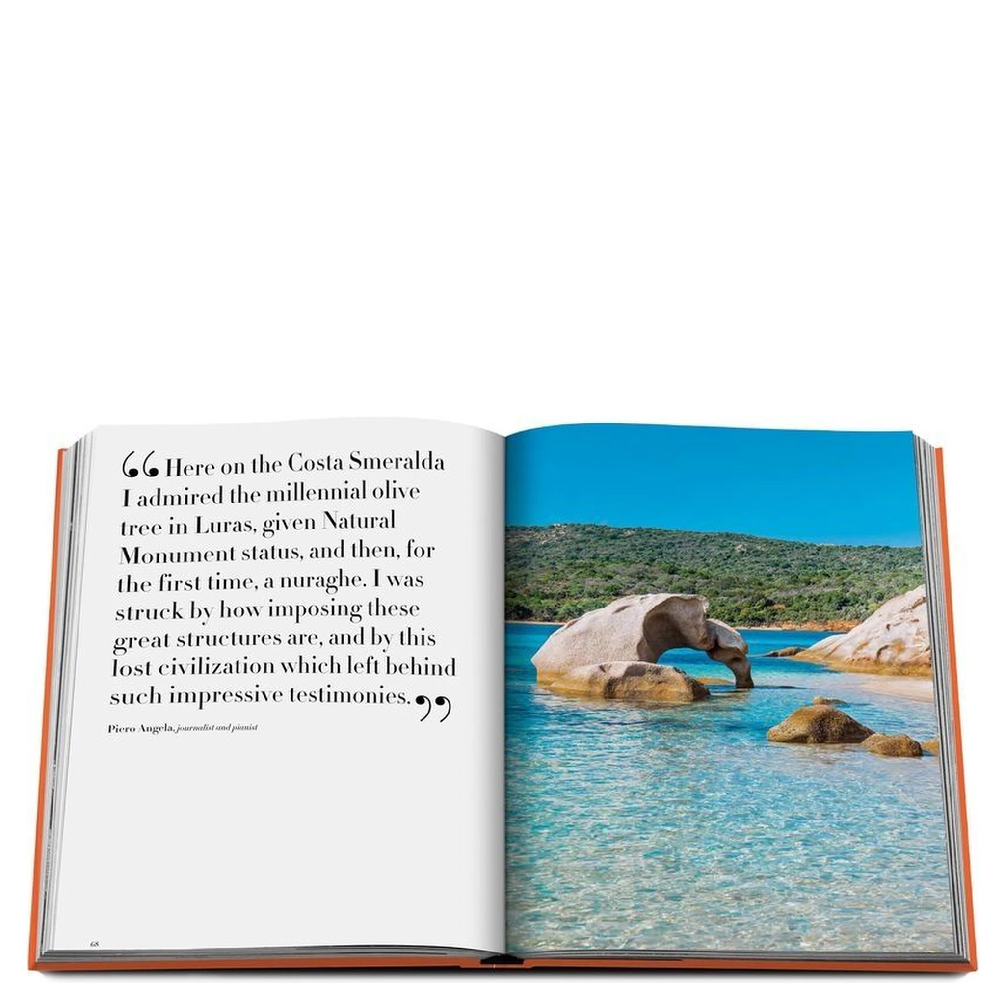 Costa Smeralda Book In Orange