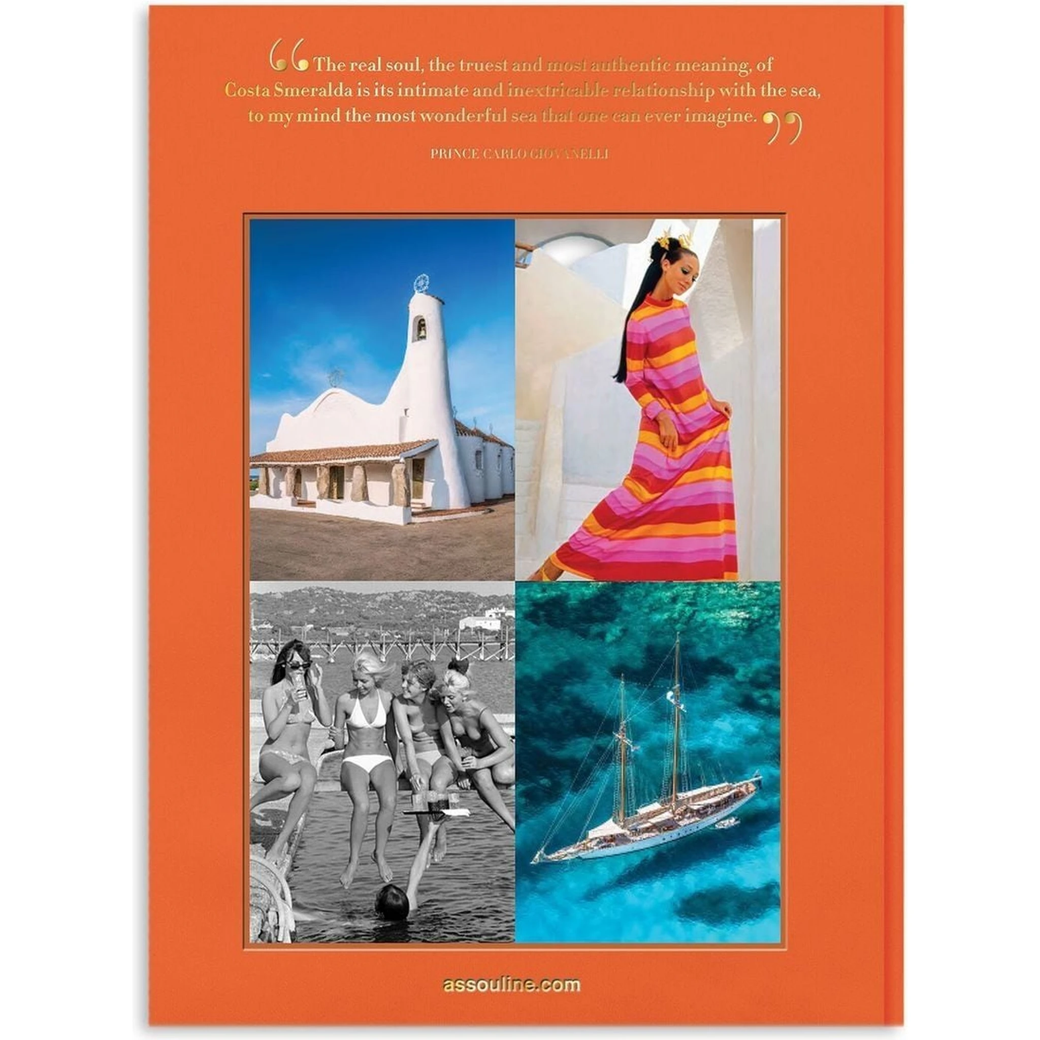 Costa Smeralda Book In Orange