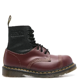 colourblock ankle boots