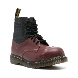 colourblock ankle boots