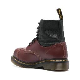 colourblock ankle boots