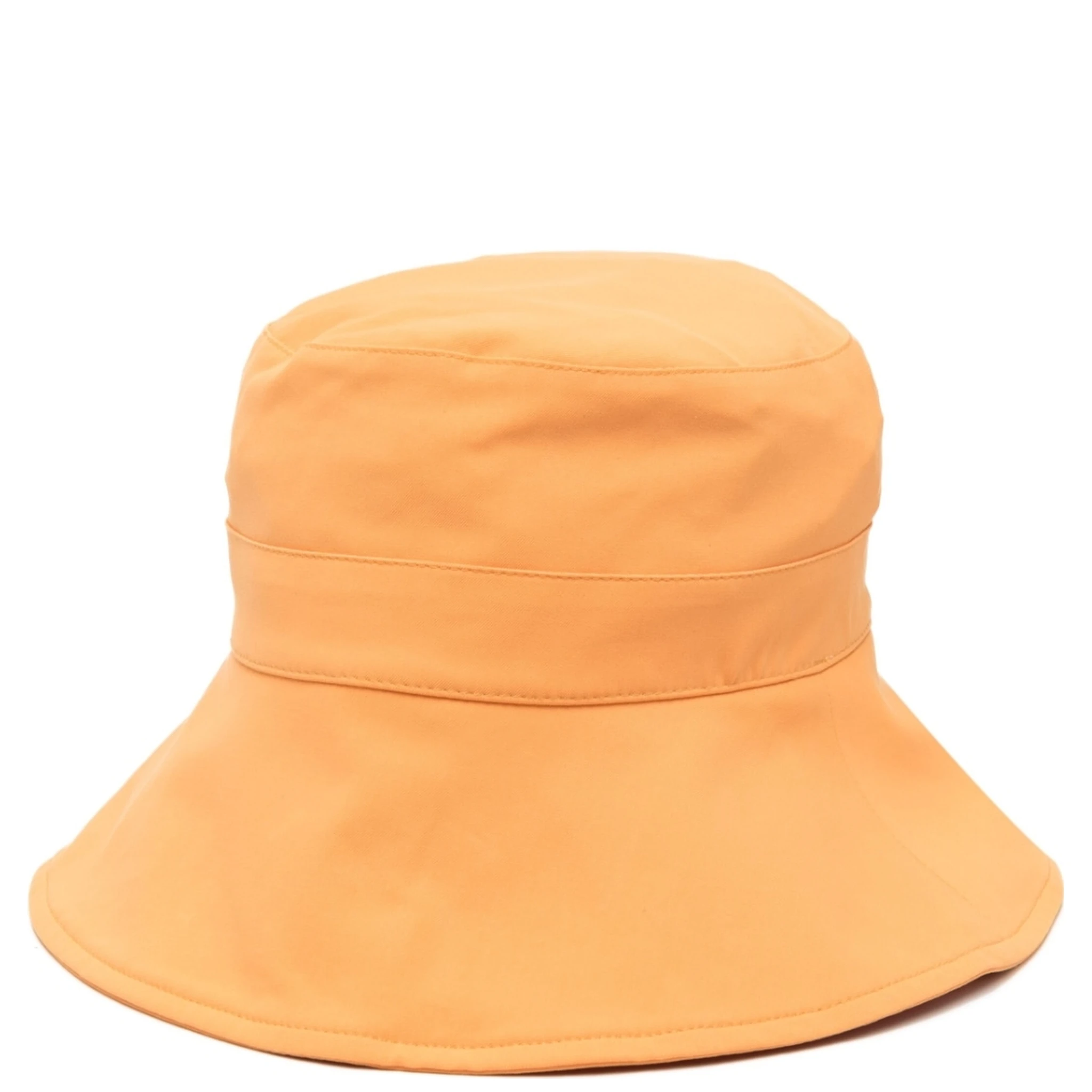 Bando Cotton Blend Wide Brim Hat In Orange