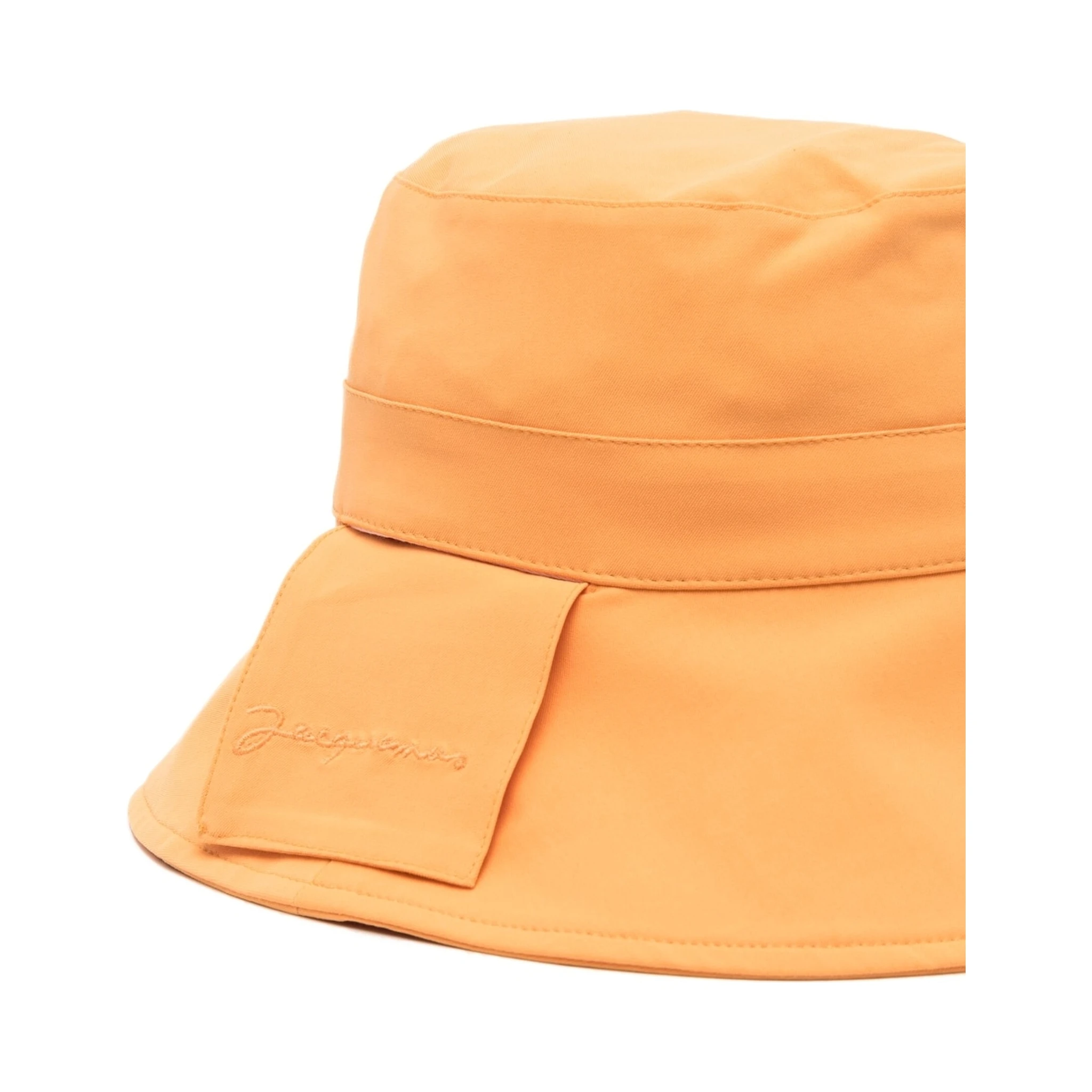 Bando Cotton Blend Wide Brim Hat In Orange