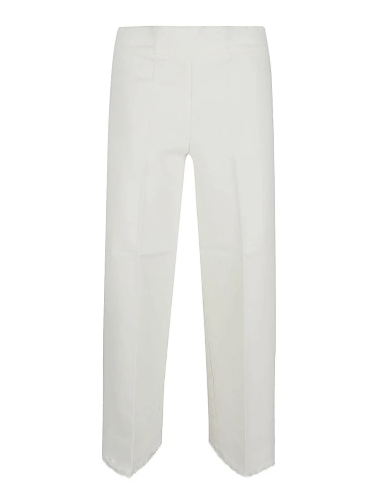 AVENUE MONTAIGNE Trousers White