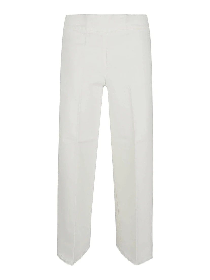 AVENUE MONTAIGNE Trousers White