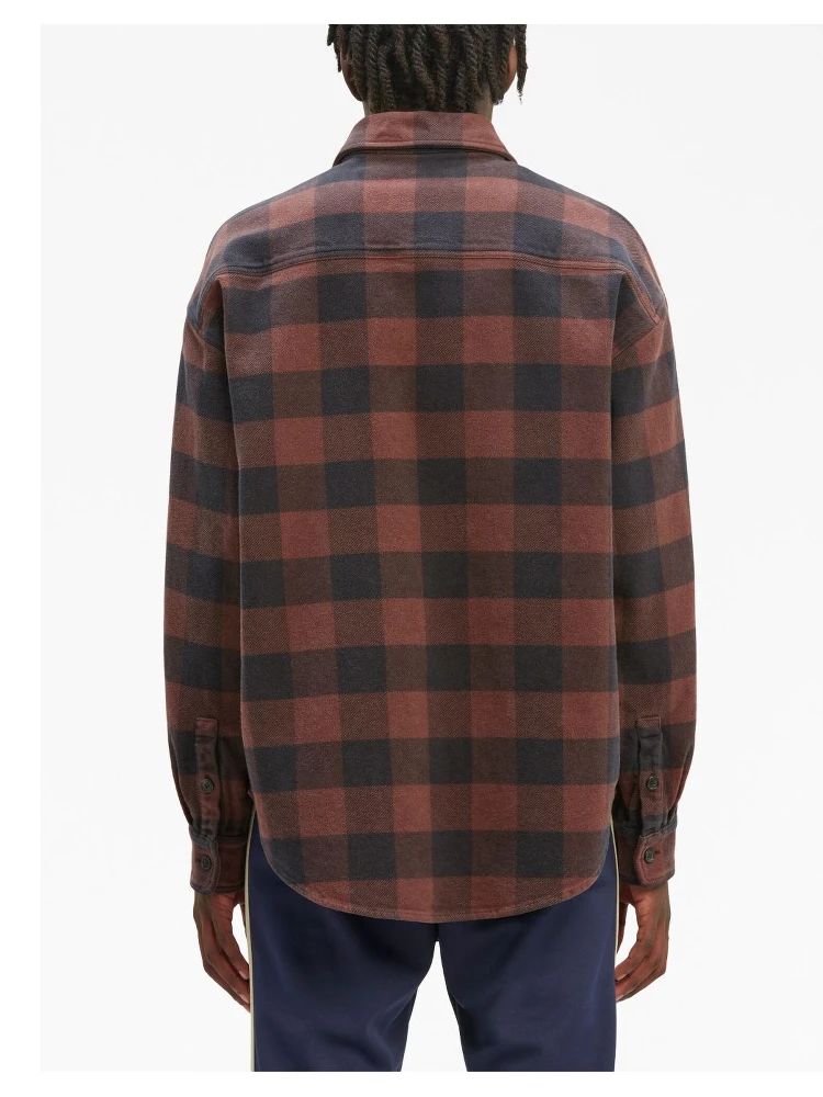 Flannel Overshirt With Check Motif alternative
