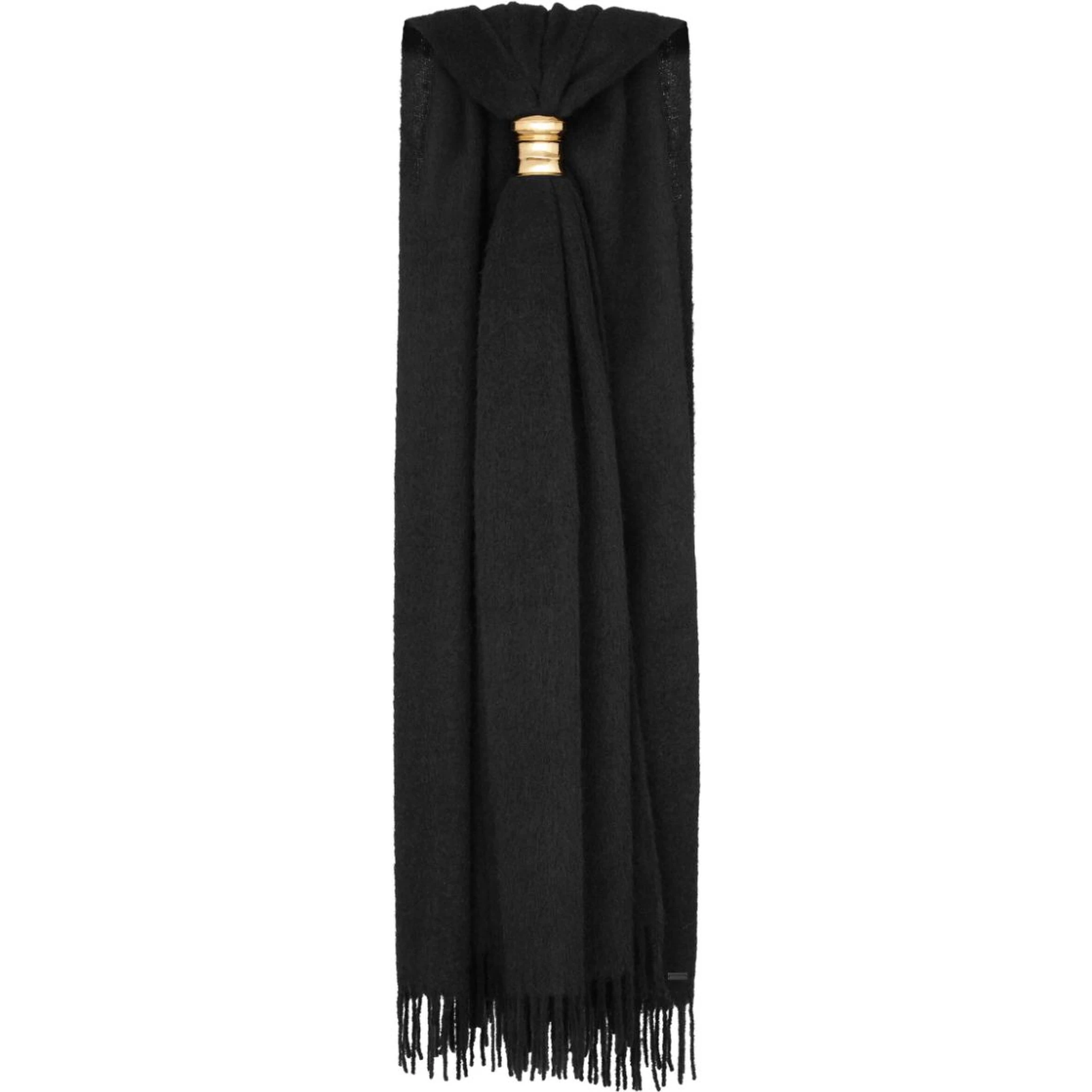 Saint Laurent  Scarfs Black