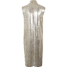 Shimmering Knit Mini Dress In Pink