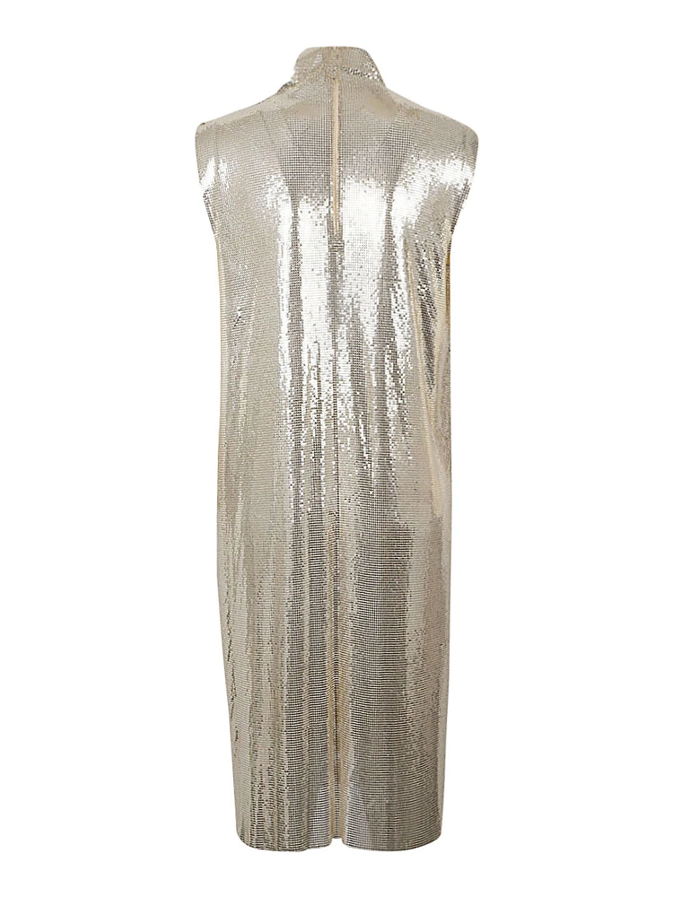 Shimmering Knit Mini Dress In Pink alternative