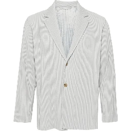 HOMME PLISSE' ISSEY MIYAKE Jackets Light Grey