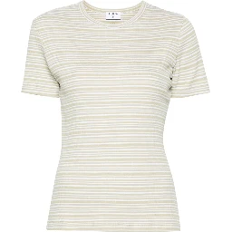 striped ribbed T-shirt
