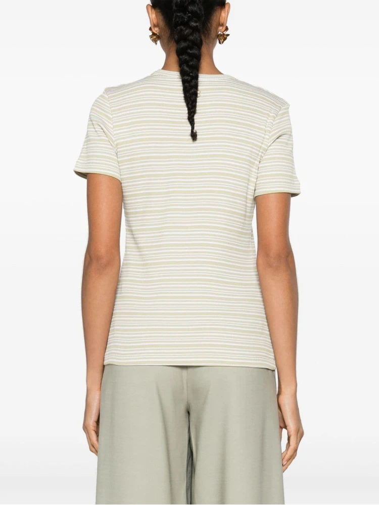 striped ribbed T-shirt alternative