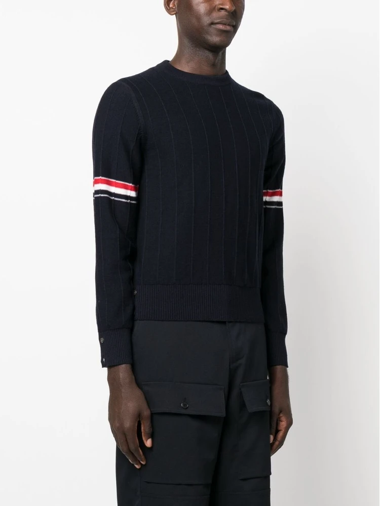 RWB-stripe long-sleeve jumper alternative