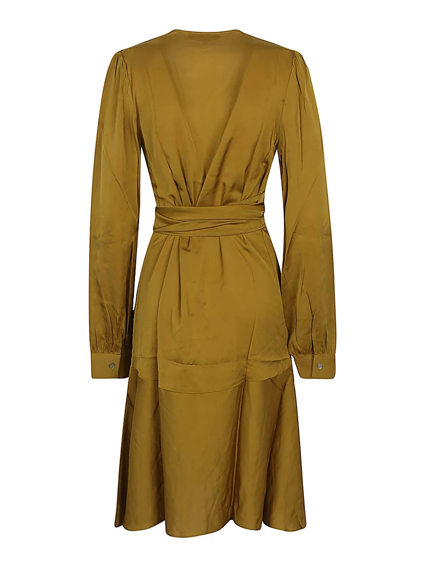 SILK95FIVE Dresses Golden