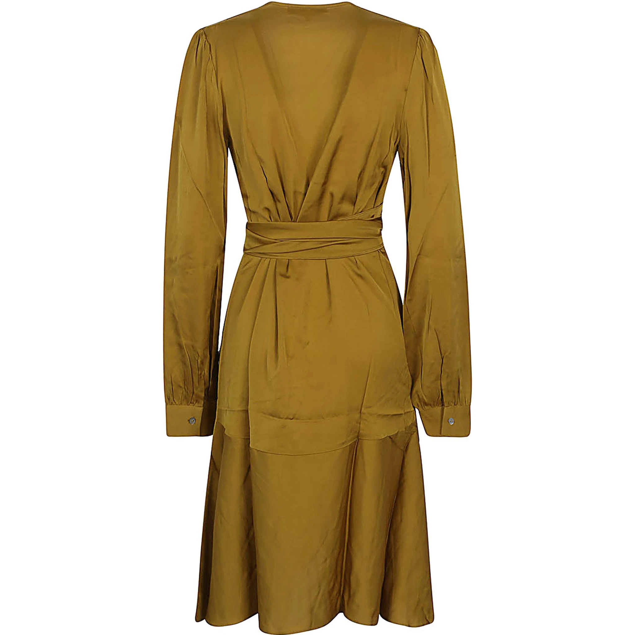 SILK95FIVE Dresses Golden