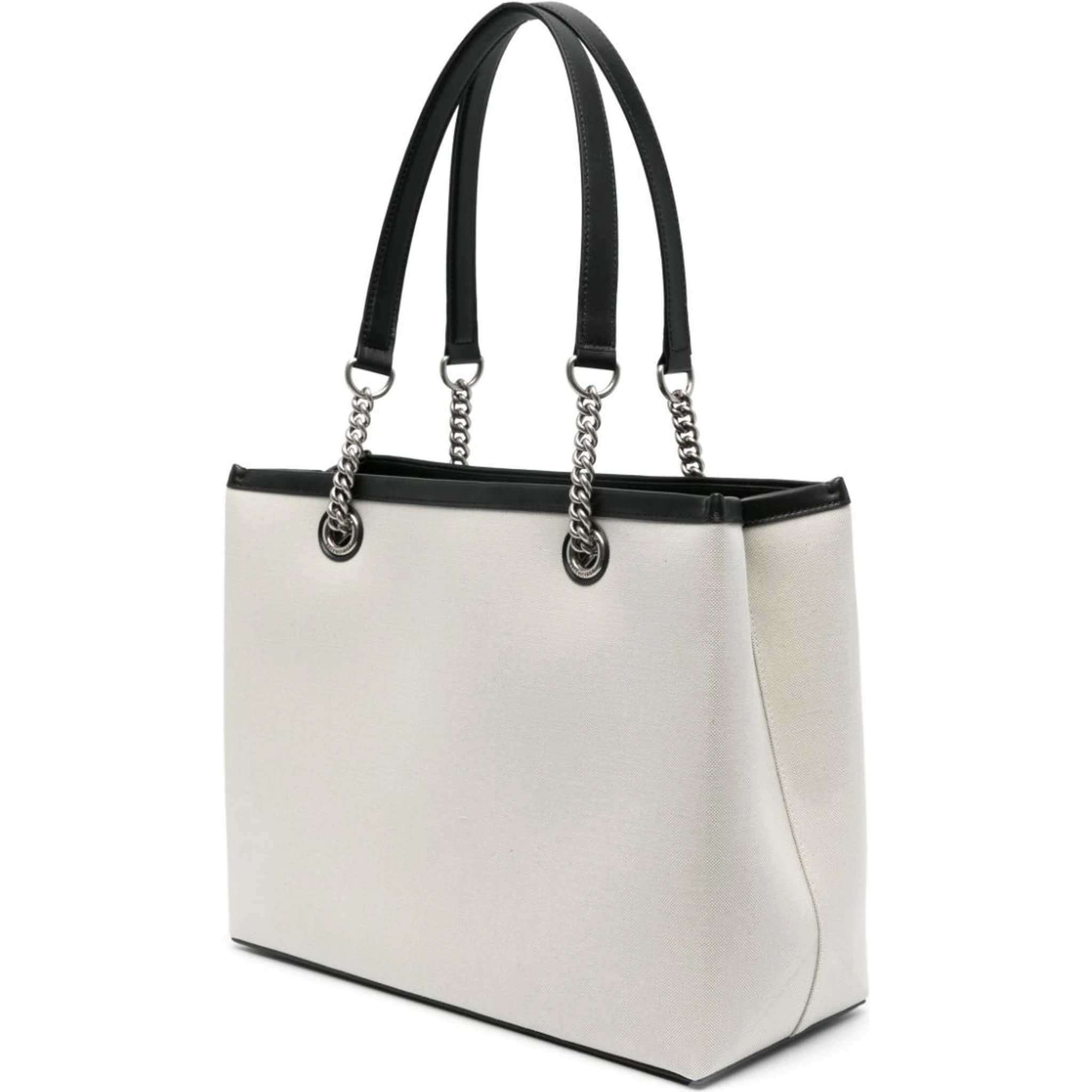 Ivory Canvas S Duty Free Shopping Bag