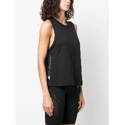 Ribbed Tank Top In Black