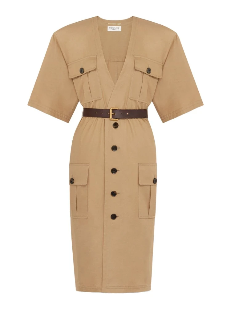 Saharienne shirt dress