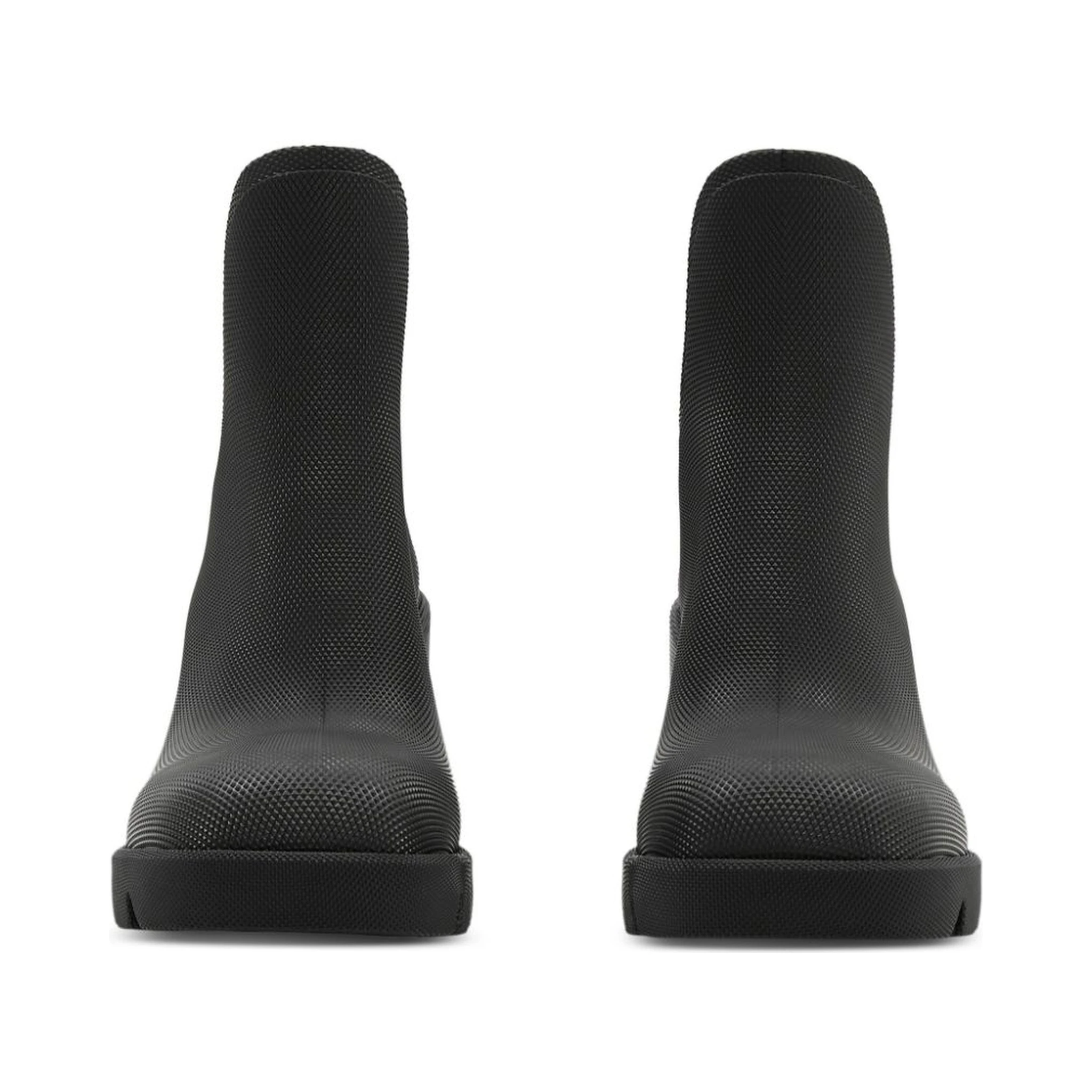 Woman Ankle Boots Charcoal Size 8 Rubber In Black