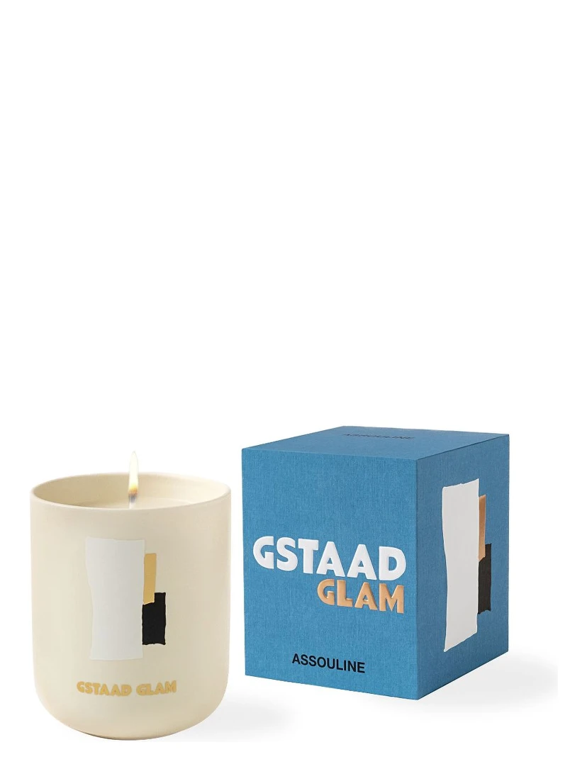 Travel From Home Gstaad Glam Candle In Blue