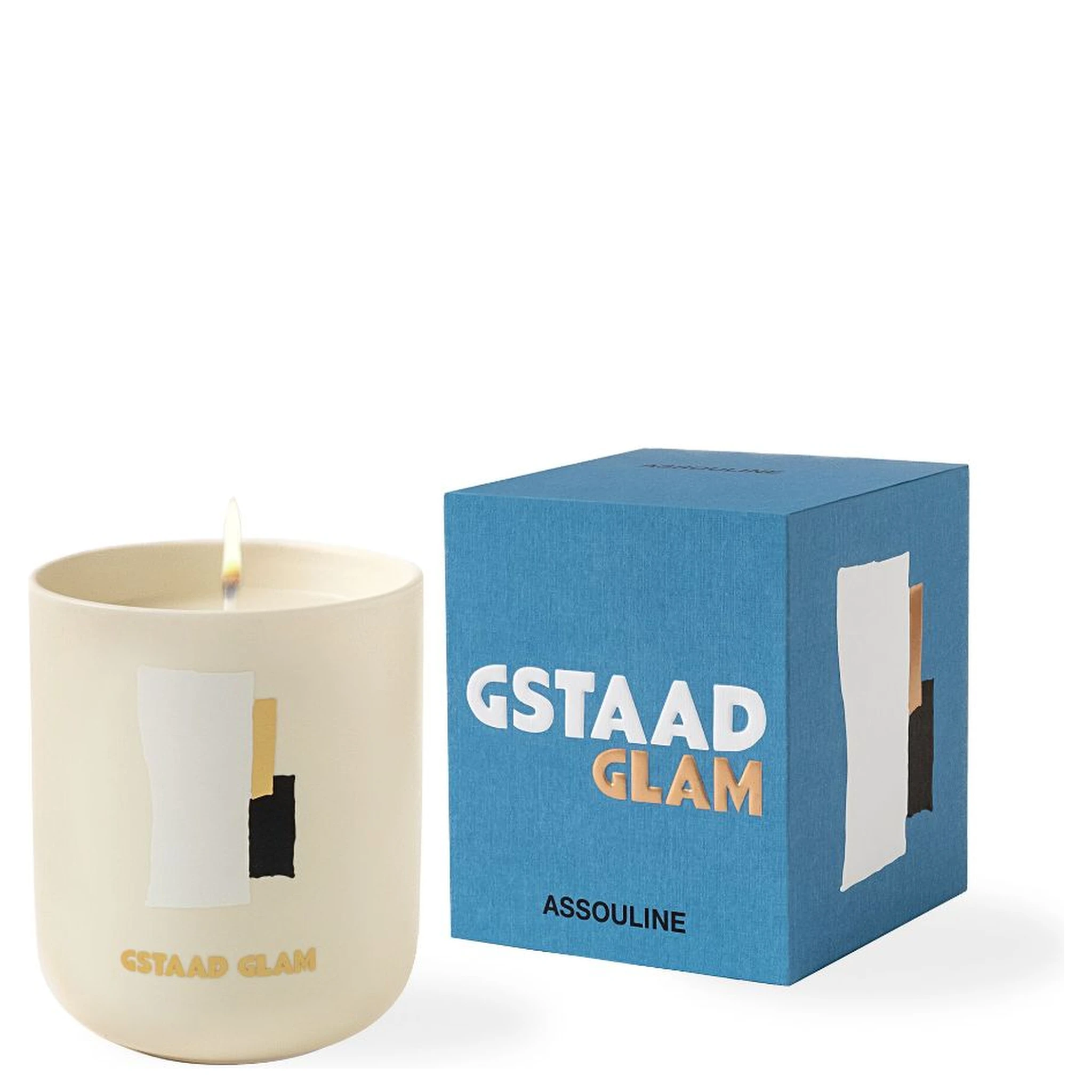 Travel From Home Gstaad Glam Candle In Blue