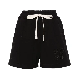 Black Cotton Shorts