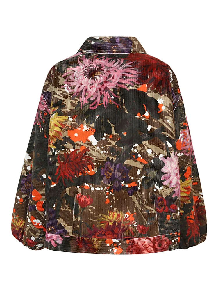 Floral Print Bomber Jacket In Multicolour alternative