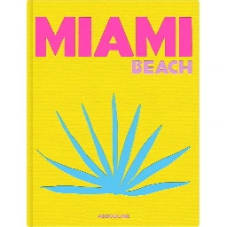 Miami Beach Linen-hardcover Book In Multi