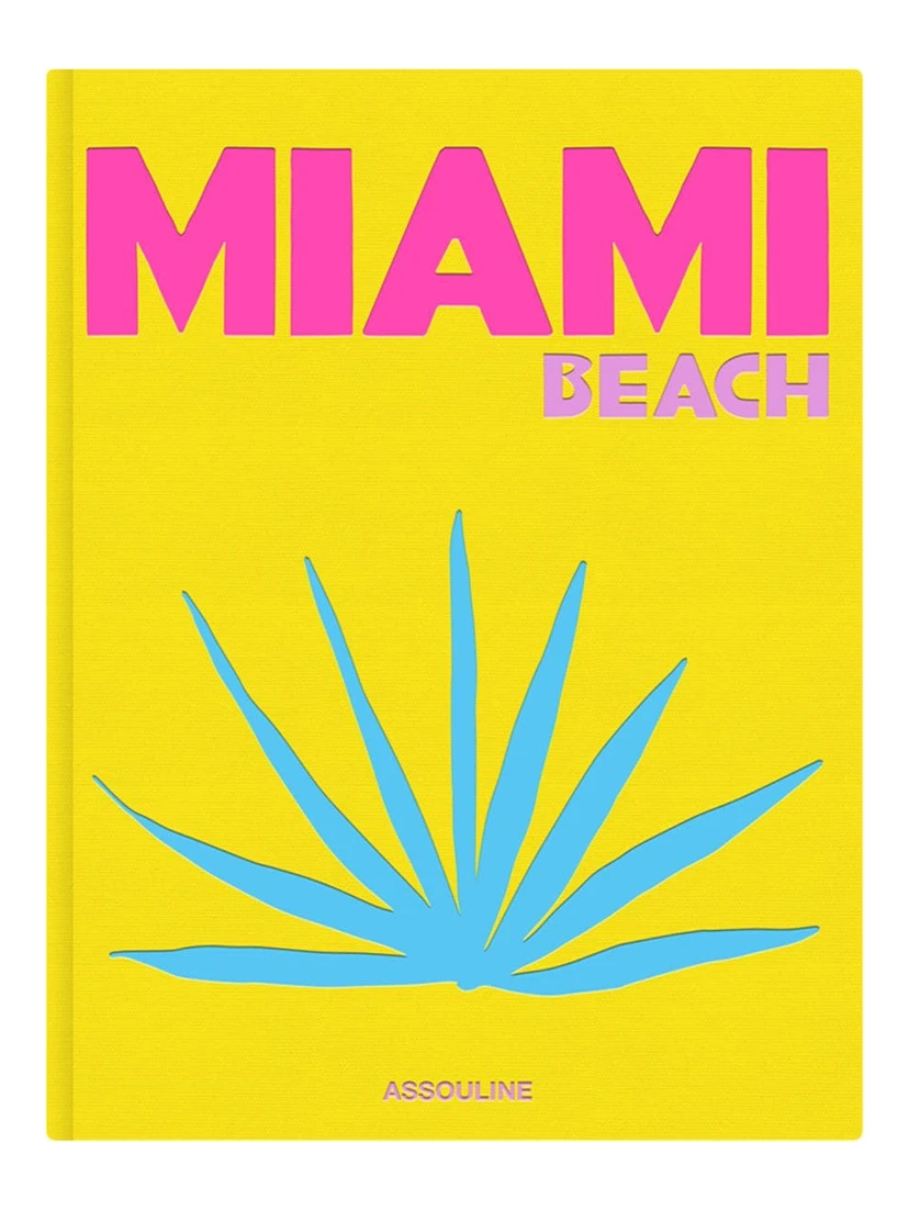 Miami Beach Linen-hardcover Book In Multi