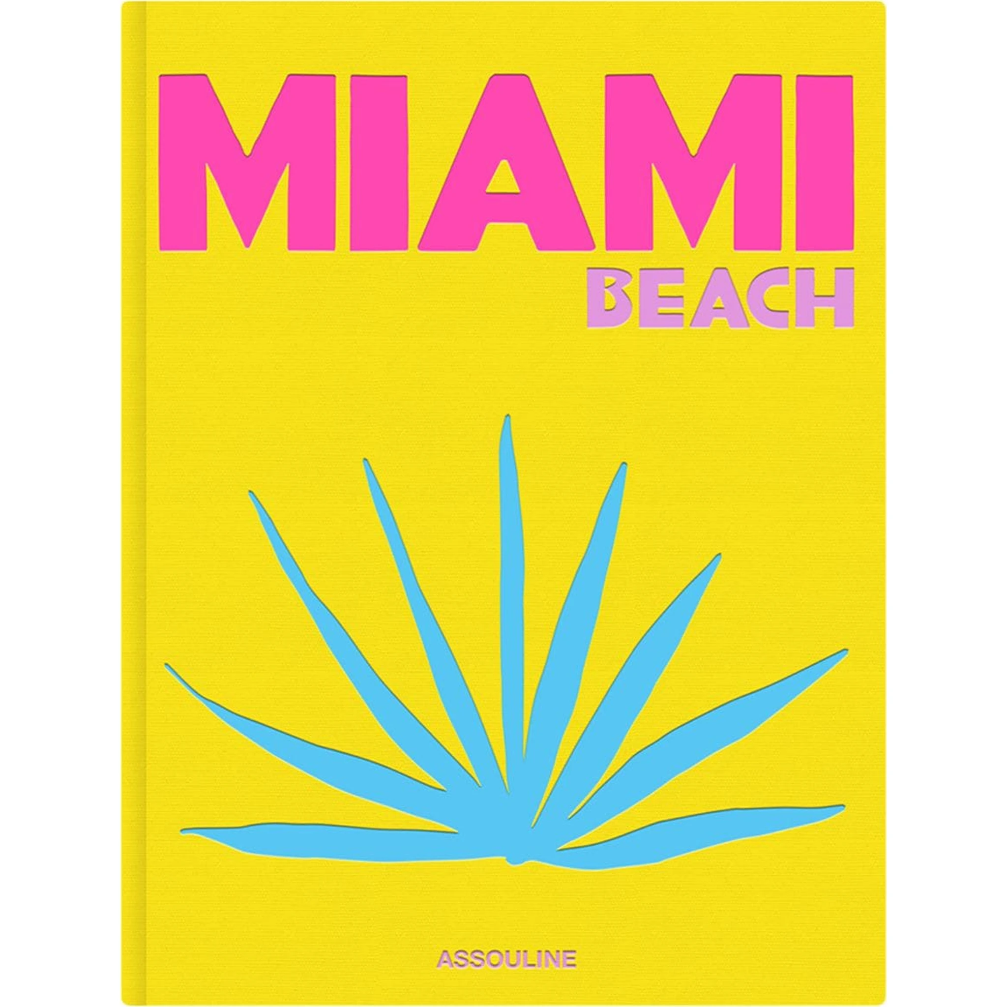 Miami Beach Linen-hardcover Book In Multi